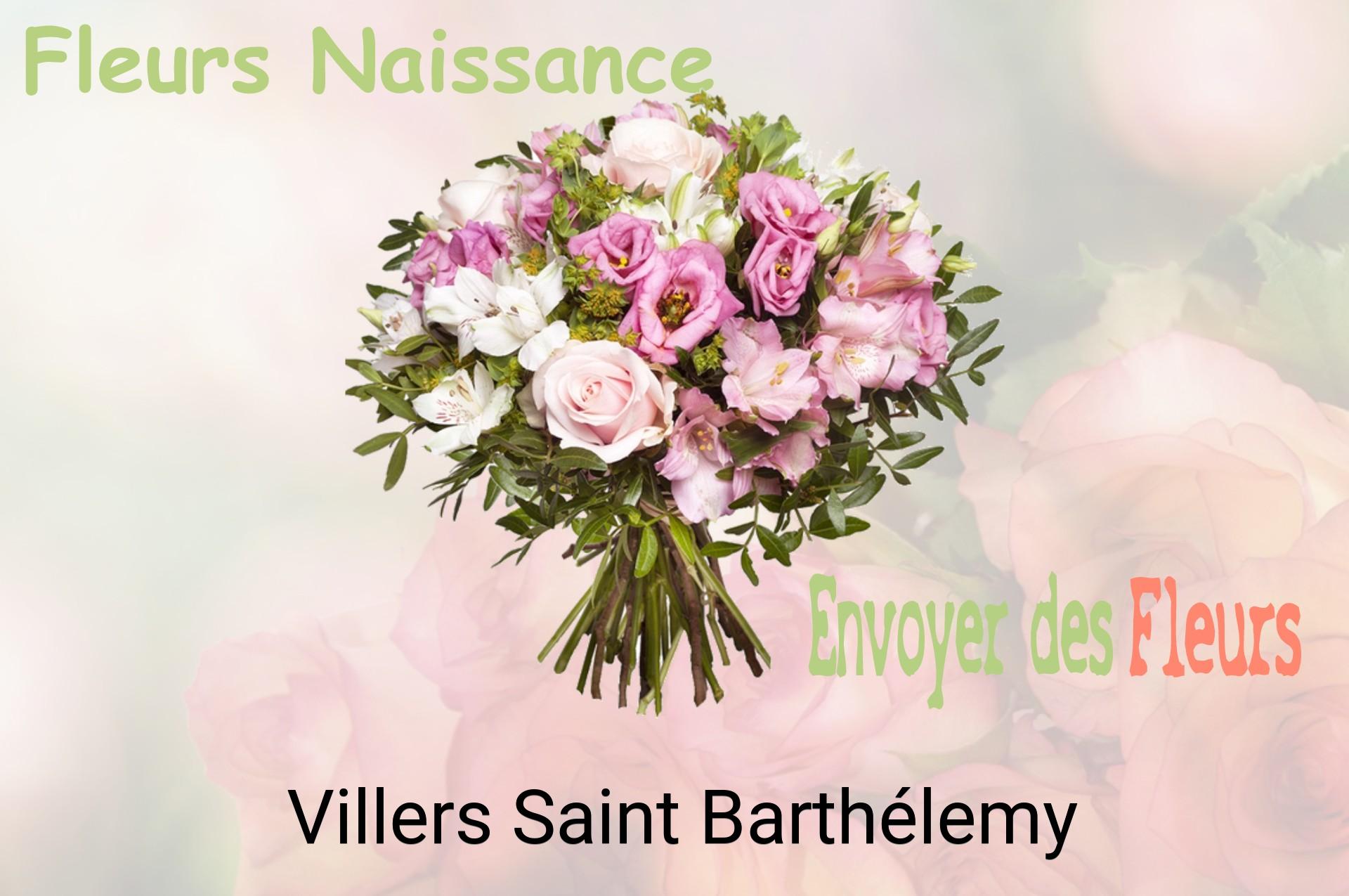 Bouquet de fleurs de naissance livré à Villers-Saint-Barthélemy